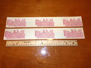 (6) Beechcraft Decals 36-524118-3